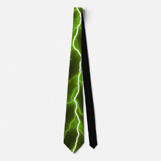 Éclair - Cravate vert néon