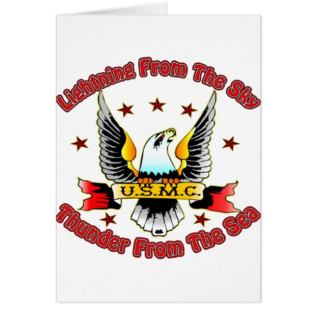 Éclair USMC Du Ciel Tonnerre De La Mer (Devant)