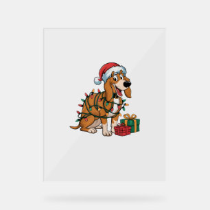 Éclairage de Noël Père Noël Treeing Walker Coonhou