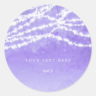 Éclairages à cordes célestes violets Stickers rust