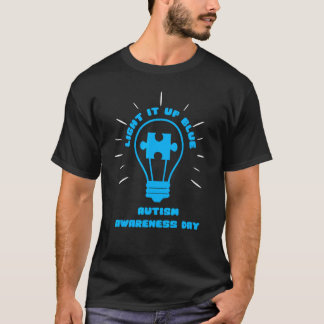 Éclairez-le en bleu - T-Shirt Journée de sensibili