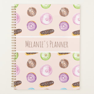 Éclairs Donuts Aquarelle Amusant Fantaisiste Sucré