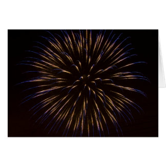 Éclat bleu de feux d'artifice