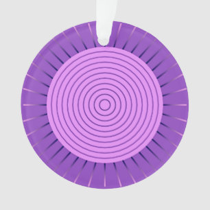 Éclat de soleil géométrique moderne - Violet améth