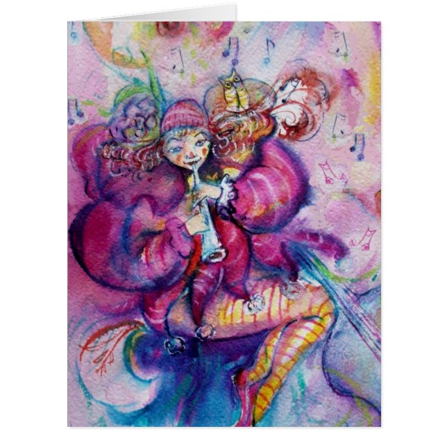 Éclats roses CLOWN MUSICAUX (Devant)