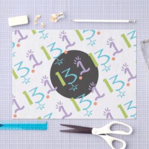 Eclectic 13,1 Theme Paper zum Thema Halbmarathon Seidenpapier