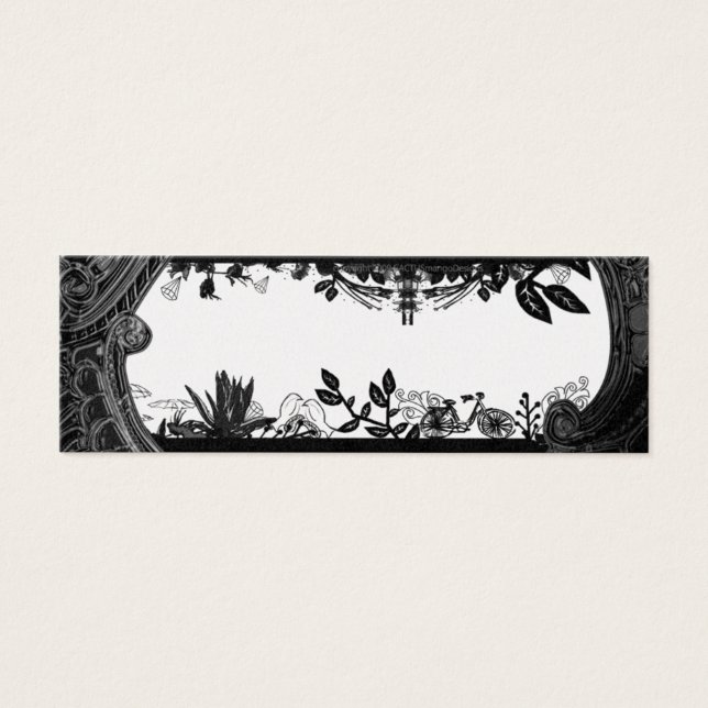 Eclectic Black + White - Skinnenkarte (Vorderseite)