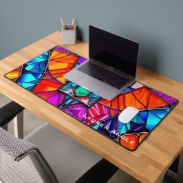 Eclectic Geometric Mosaic Tile Office Schreibtischunterlage