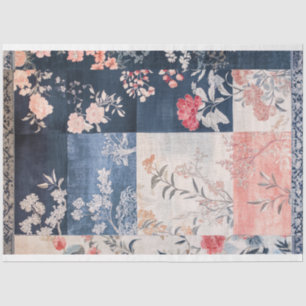 Eclectic Oriental Patchwork Patterns Hintergrund Seidenpapier