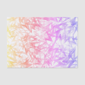 Eclectic Pastel Rainbow Lightning Bolt Seidenpapier
