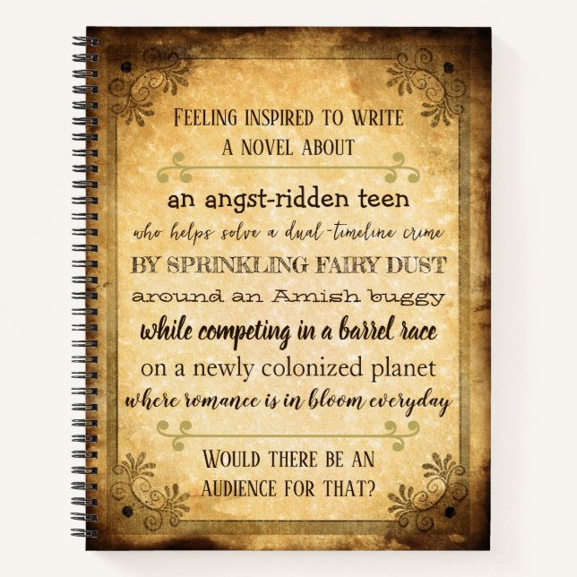 Eclectic Writer Notebook Notizbuch (Vorderseite)