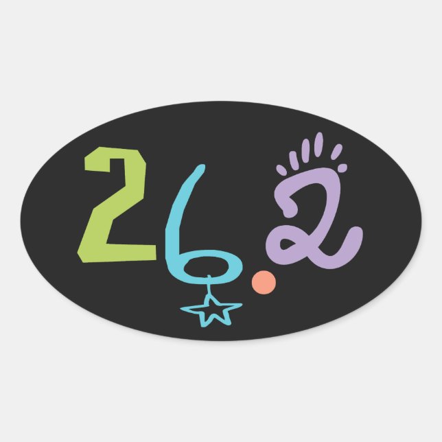 Éclectique 26.2 Stickers Marathon (Devant)