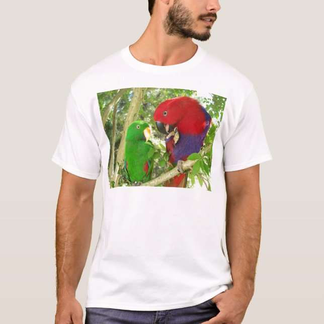Eclectus Paare T-Shirt (Vorderseite)
