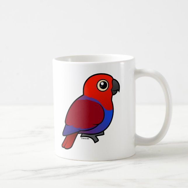 Eclectus Papageienfrau Kaffeetasse (Rechts)
