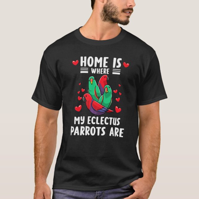 Eclectus Parrot Bird 2 T-Shirt (Vorderseite)