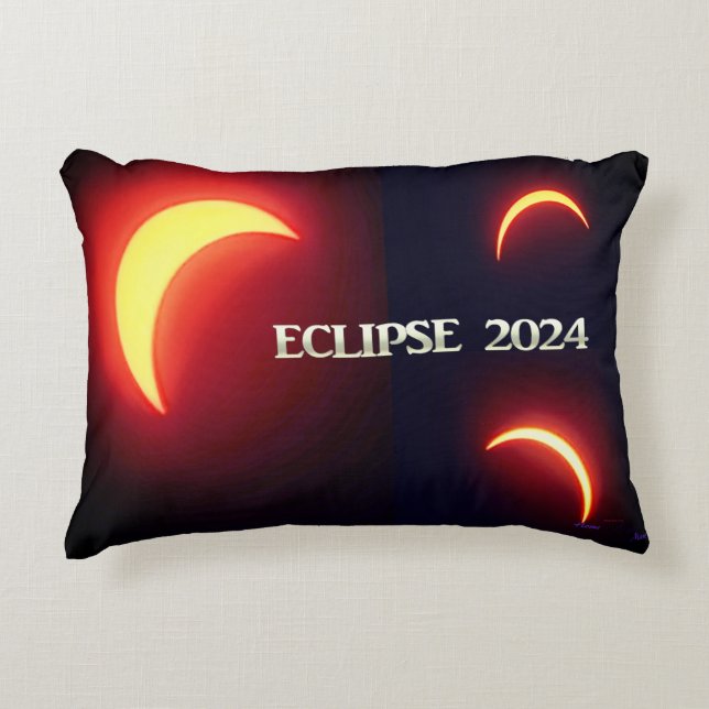 Eclipse 2024 dekokissen (Vorderseite)