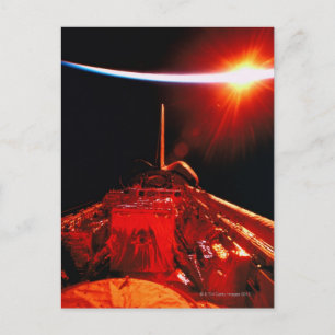 Eclipse aus dem Weltraum Postkarte