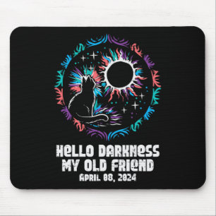 Eclipse Cat Hallo Dunkelheit April 8 Frauen Mädche Mousepad