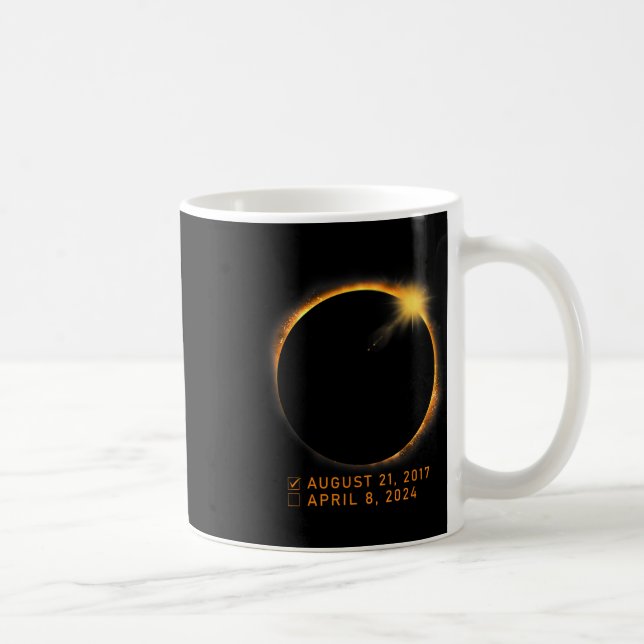 Eclipse Checklist Total Solar Eclipse 8. April 202 Kaffeetasse (Rechts)