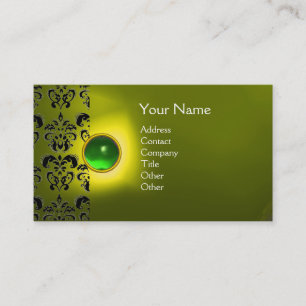 ECLIPSE DAMAST GEM MONOGRAMM VISITENKARTE