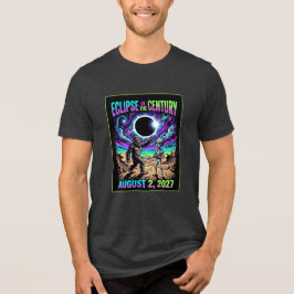 Eclipse Des Jahrhunderts 2027 T-Shirt Tri-Blend Shirt
