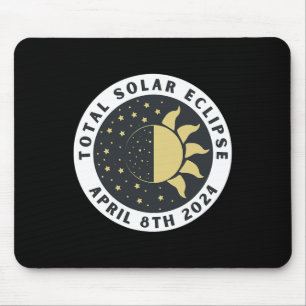 Eclipse - Gesamtsolares Eclipse - Stand 2024 Mousepad