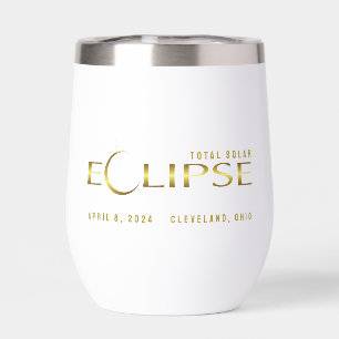 Eclipse goldenes himmlisches Andenken