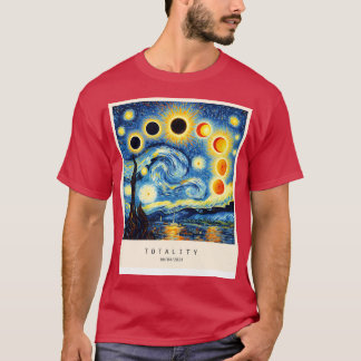 Eclipse im Van-Gogh-Stil T-Shirt