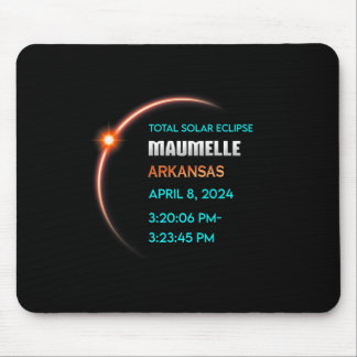 Eclipse Maumelle Arkansas Total Solar Eclipse 2024 Mousepad