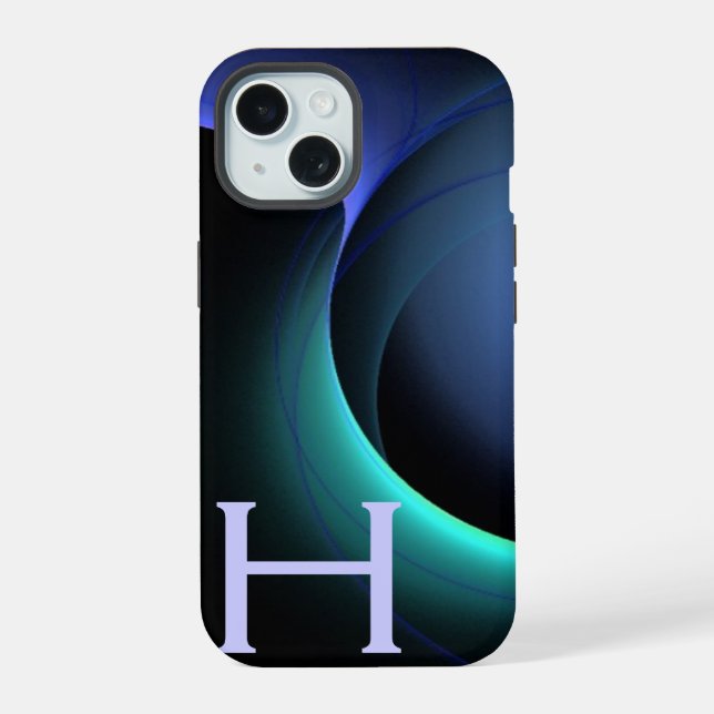 ECLIPSE MONOGRAM Noir bleu vibrant (Verso)