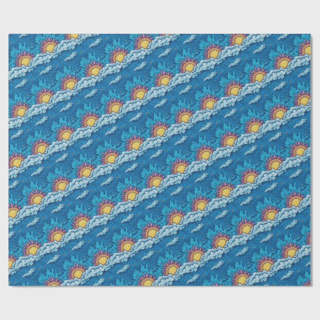Eclipse of Duskborn Suns Geschenkpapier (Flach)