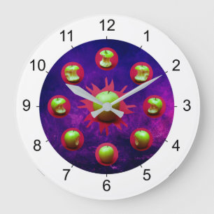 Eclipse of the Green Star Große Wanduhr