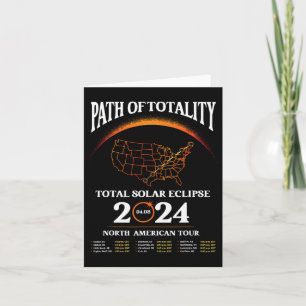 Eclipse Path of Totality Solar Eclipse 8. April 20 Karte