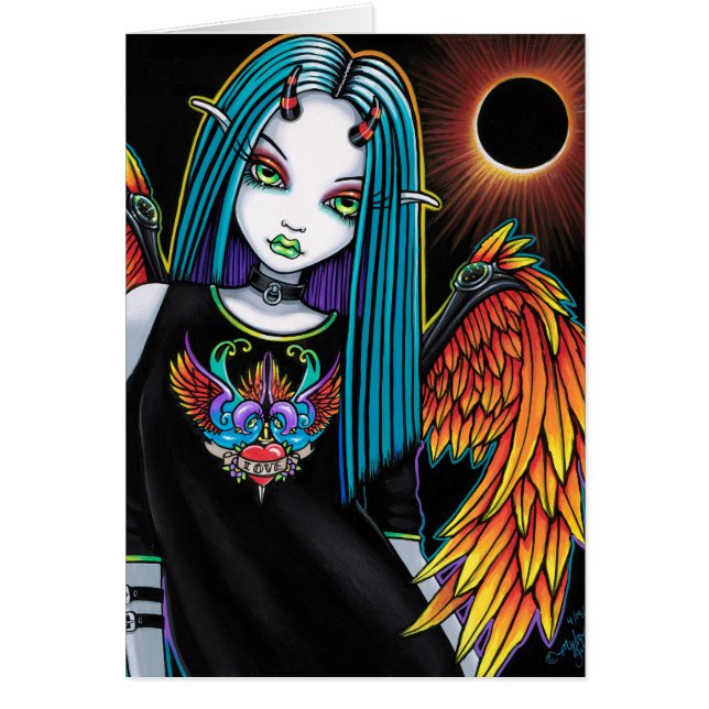 Éclipse peu d'ange de diable d'arc-en-ciel (Devant)