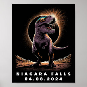 Eclipse Shirt 2024 Niagara Falls Solar Eclipse Gle Poster