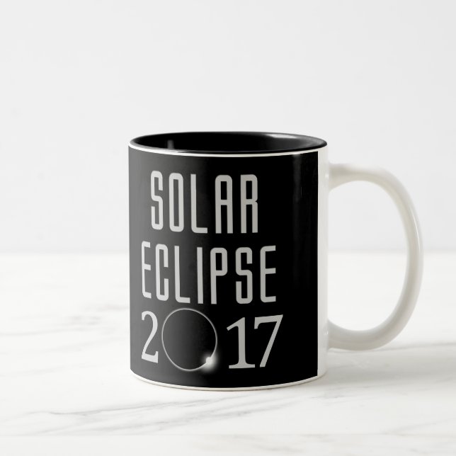 Éclipse solaire 2017 Mug (Droit)