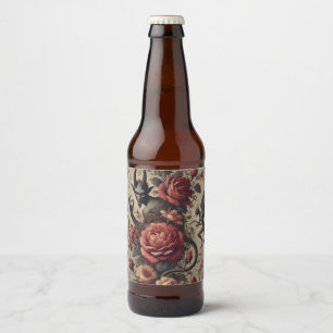 Eclipsed Grace - Gothic Viktorianisch Bierflaschenetikett