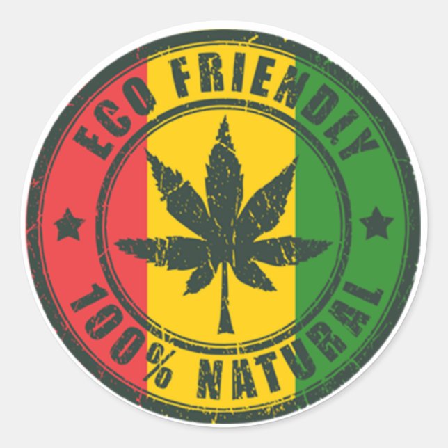 Eco Friendly - 100% Autocollants (Devant)
