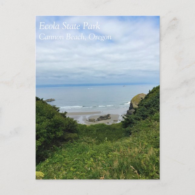 Ecola State Park, Cannon Beach Postkarte (Vorderseite)