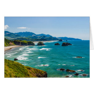 Ecola State Park, Oregon. Panorama von Crescent
