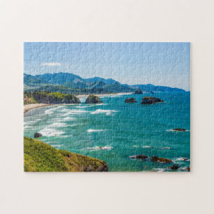 Ecola State Park, Oregon. Panorama von Crescent