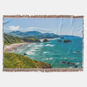Ecola State Park, Oregon. Panorama von Crescent Decke