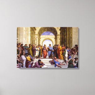 École d'Athènes par la copie d'art de toile de