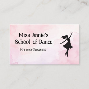 École de Carte de visite de danse