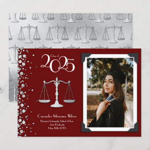 École de Droit Avocat Faire-part de Graduation Arg