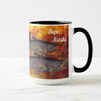 École de saumon, espoir - 15 onces. Tasse combinée