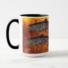 École de saumon, espoir - 15 onces. Tasse combinée