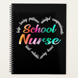 École Infirmière Coeur Mot Nuage Aquarelle Arc-en-