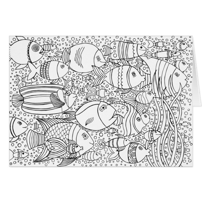 École inspirée des poissons (Devant horizontal)