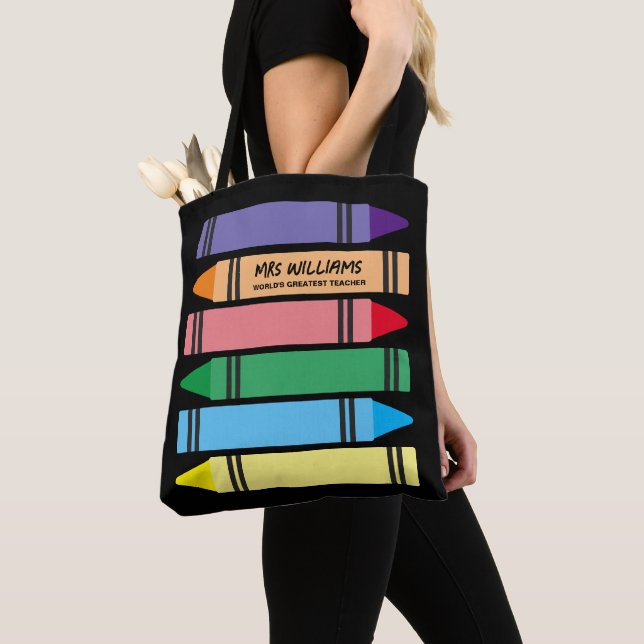 École maternelle enseignant bandoulière sac fourre (De près)